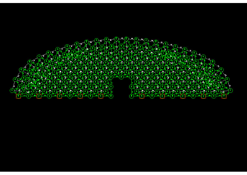 高安锡林浩特91跨，1000米长干煤棚网架设计